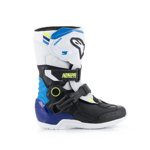 Cizme Copii Alpinestars Tech 3s White/Black/Blue-5