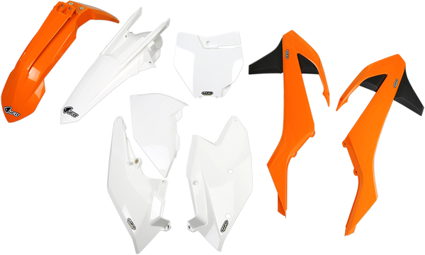 Full Body Replacement Plastic Kit Black, Orange, White