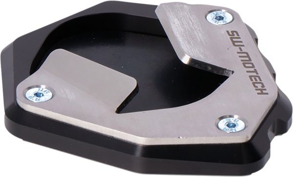 Sidestand Foot Extension Black, Silver