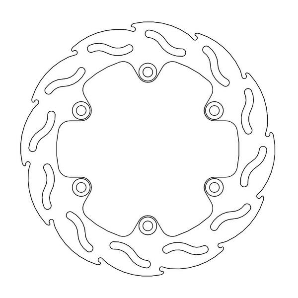 Flame Series Rotor Rear Stainless Steel