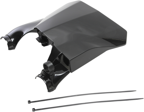 Stadium Number Plate With Fork Guards Black