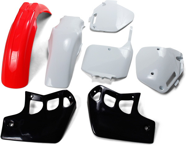 Full Body Replacement Plastic Kit White, Black, Red