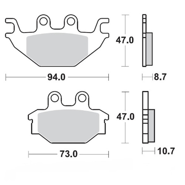 Nitro Atv Brake Pads