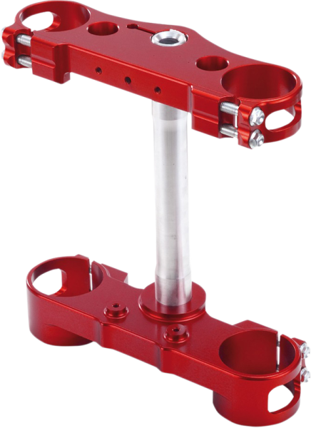 Mx-en Triple Clamps Red