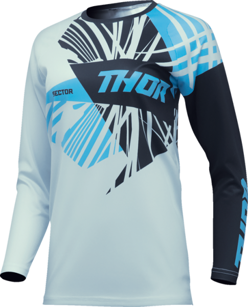 Tricou Dama Thor Sector Split Black/Blue