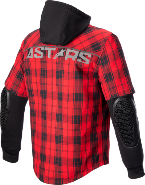 Geaca/Camasa Moto Alpinestars Tartan Red-1