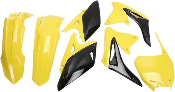 Full Body Replacement Plastic Kit Black, Yellow
