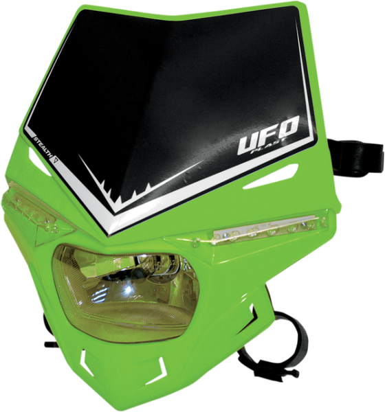 Two-piece Stealth Headlight System Green