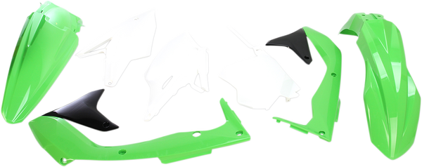 Full Body Replacement Plastic Kit Black, Green, White