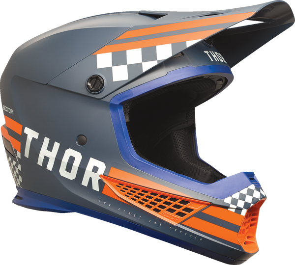 Casca Thor Sector 2 Combat Orange/Blue/Gray