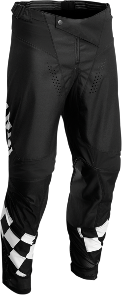 Pantaloni Thor Differ Black/White