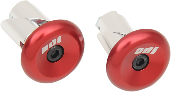 Aluminum Handlebar End Plug Red