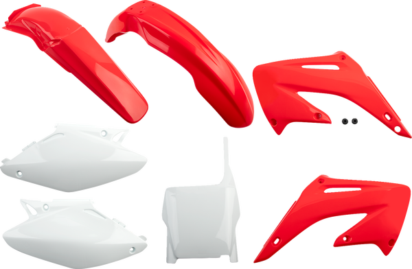 Full Body Replacement Plastic Kit Red, White