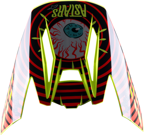 Vizor Casca Alpinestars Sm5 Black/Red/Yellow