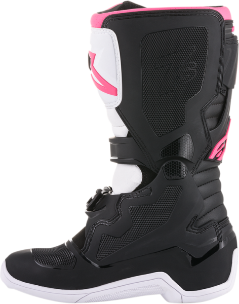 Cizme dama Alpinestar Stella Tech 3 Black White Pink-4