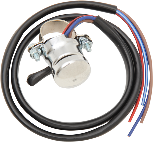 Lucas Replica Horn/hi-low Beam Switch W/clamp Chrome