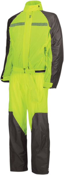 Costum de ploaie OJ Compact Black/Fluorescent Yellow