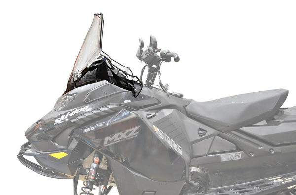 Powermadd Windshield Ski-Doo Gen5 Tall 22", Clear w/Black Fade-0