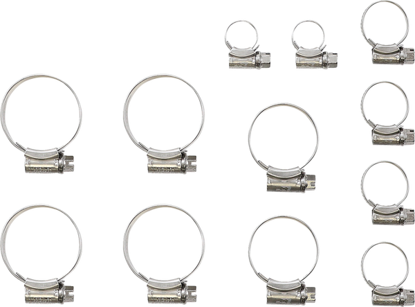 Radiator Clamp Kit Silver