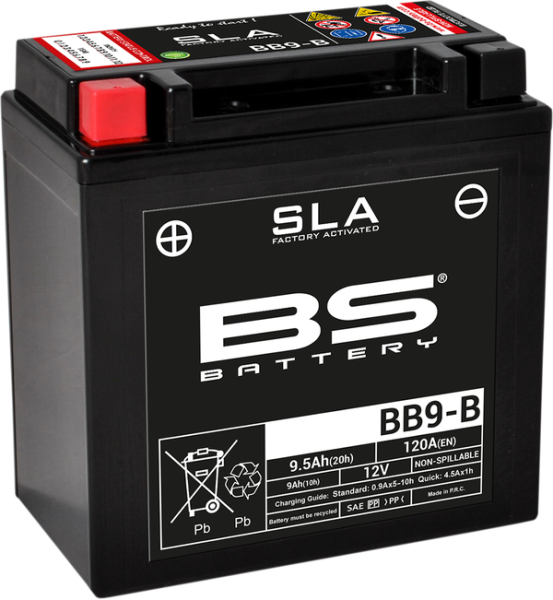 Sla Factory- Activated Agm Maintenance-free Battery Black