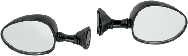 Panel Mount Mirror Black