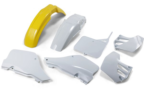 Full Body Replacement Plastic Kit White, Yellow
