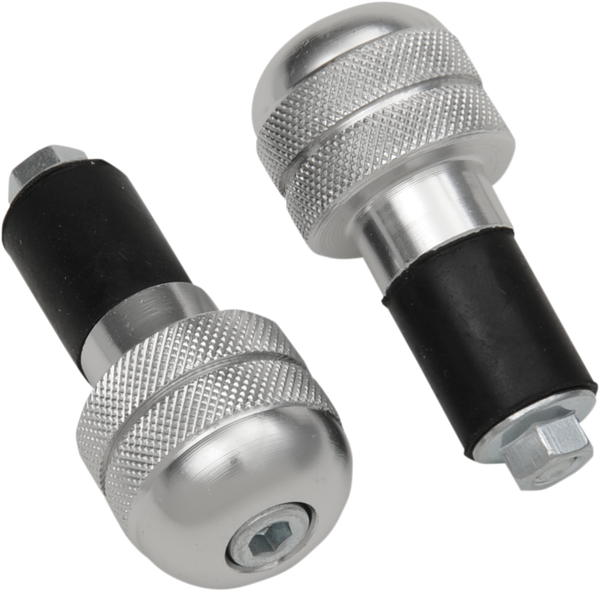 Anti-vibration Handlebar End Silver