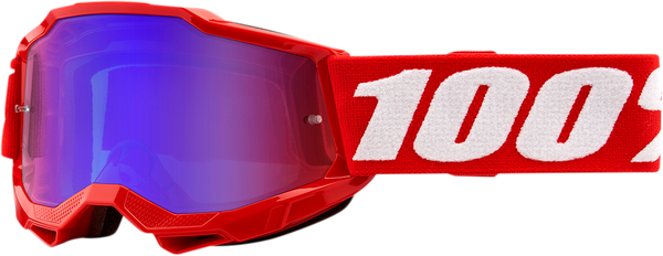 Ochelari Copii 100% Accuri 2 Neon Red Blue/Red Mirror