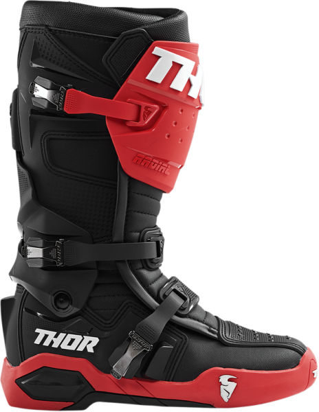 Radial Boots Replacement Outsoles Black, Red-4