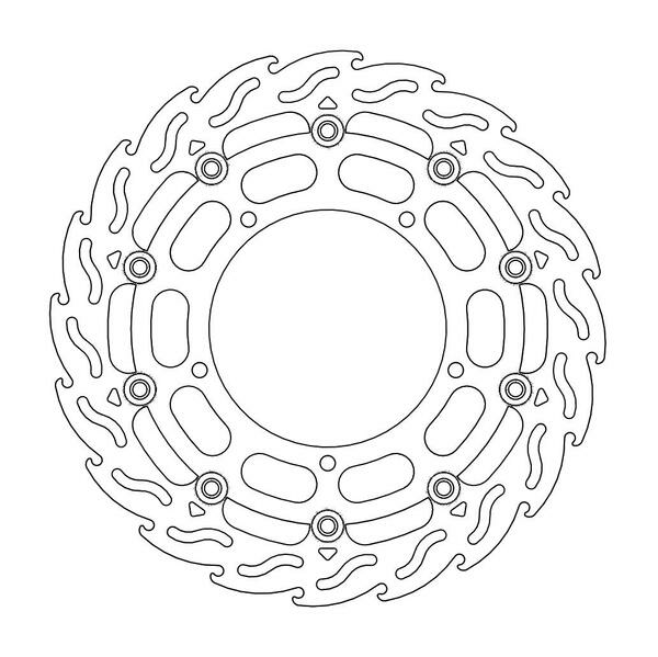 Flame Series Floating Rotor Black