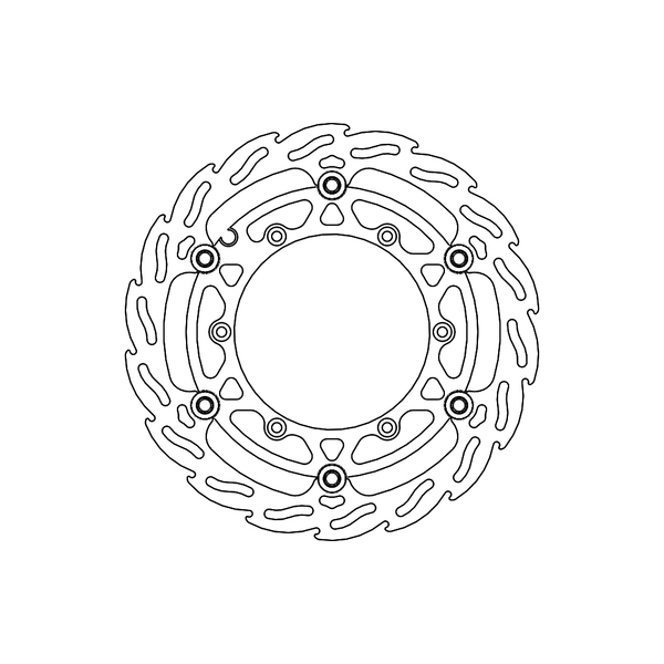 270 Disc Black, Silver, Stainless Steel