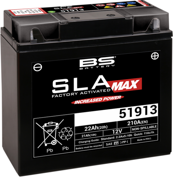 Sla Max Factory- Activated Agm Maintenance-free Battery [60873] Black-fdbd418dbbd123d2d2f7b8efc27156fd.webp