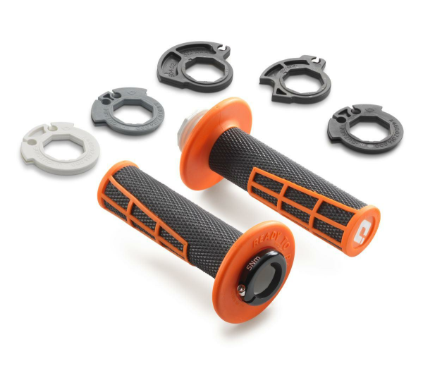 Mansoane KTM/Husqvarna/Gas Gas Lock-On portocaliu-negru 2024 fara gaura