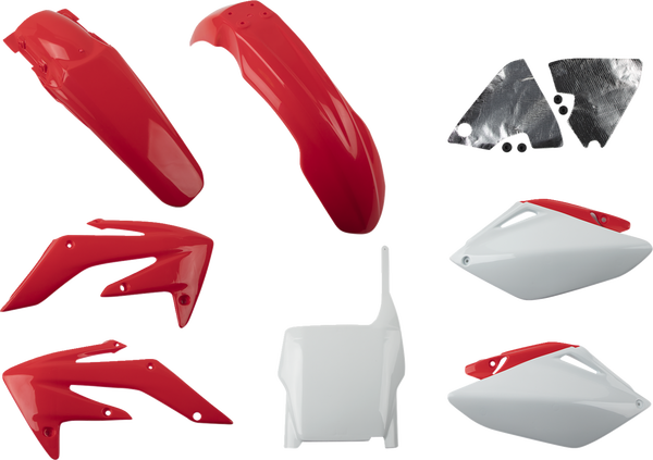 Full Body Replacement Plastic Kit Red, White