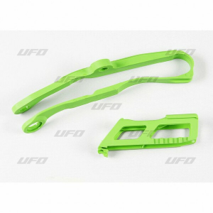 Chain Guide And Swingarm Chain Slider Kit Green