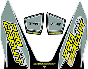 T-6 Exhaust Decals Gray