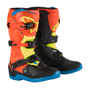 Black Friday - Reduceri Cizme Copii Alpinestars Tech 3s Orange/Blue/Yellow - Promoție