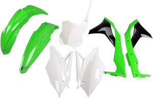 Full Body Replacement Plastic Kit Black, Green, White