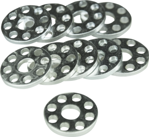 Drilled Washers Silver