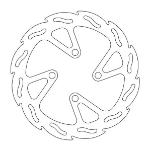 Flame Series Fixed Rotor Silver, Stainless Steel