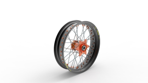 Elite Sm Wheels Black, Orange