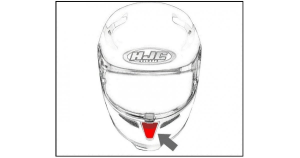 Ventilatie barbie casca HJC 