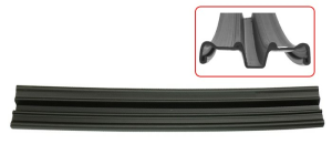 Sno-X Kälkis Skiskin 1pcs narrow Black