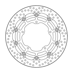 Halo Series Floating Rotor Black, Stainless Steel