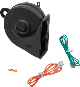 Snail-type Universal Horn Black