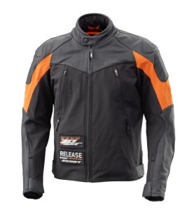 Geaca piele KTM Duke Black/Orange
