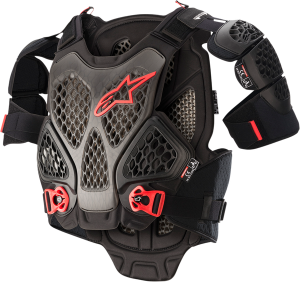 Black Friday - Reduceri Armura Alpinestars A-6 Chest Protector Gray/Red - Promoție