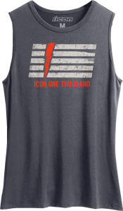 Tricou Dama Icon Invasion Stripe Gray