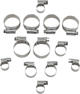 Radiator Clamp Kit Silver