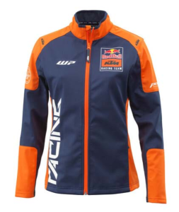 Black Friday - Reduceri Geaca Dama KTM Replica Team Softshell Orange Navy - Promoție